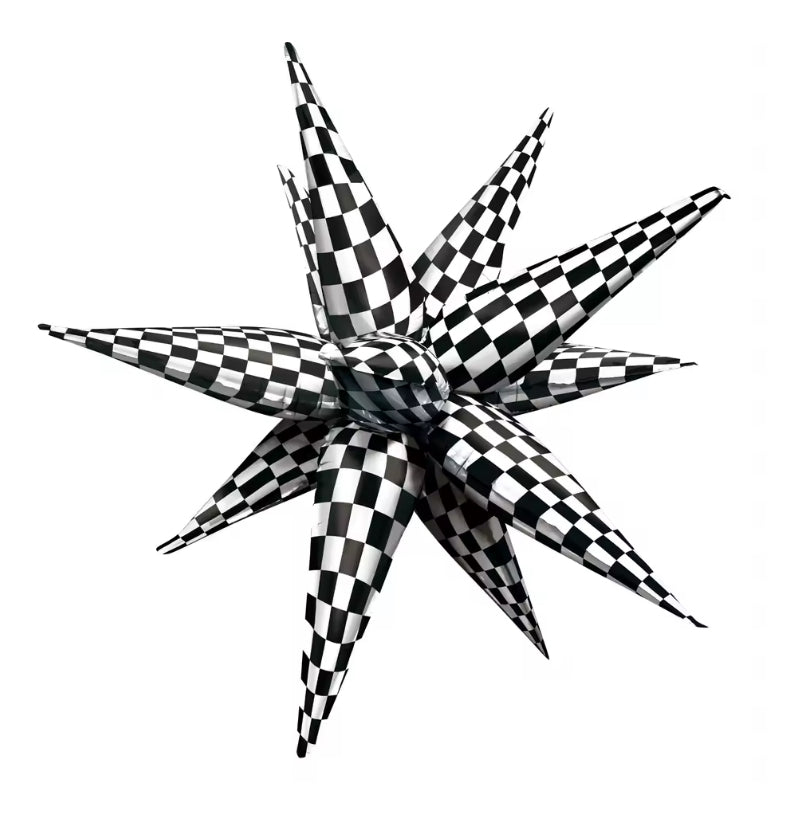 26" Chekered Starburst (12 points FLAT)